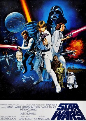 star wars at 40 poster art mark west Tom Chantrell